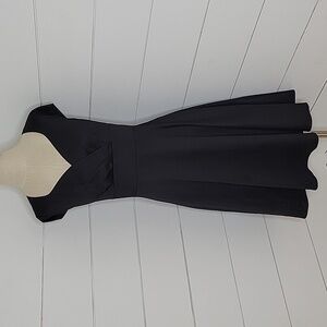 BBONLINEDRESS large black cotton midi dress